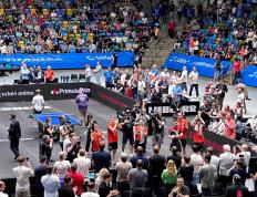 PG游戏官网登录入口-韩国乒乓球队完胜英国乒乓球队，波尔送出助攻